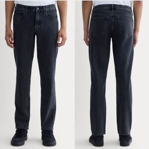 Everlane The Athletic 4-Way Stretch Organic Cotton Jeans, Coal